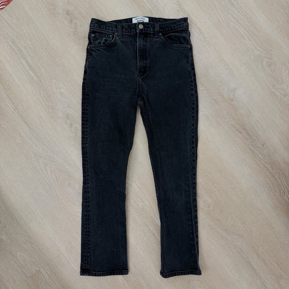Women’s Reformation Jeans Liza High Straight Crop Size 28